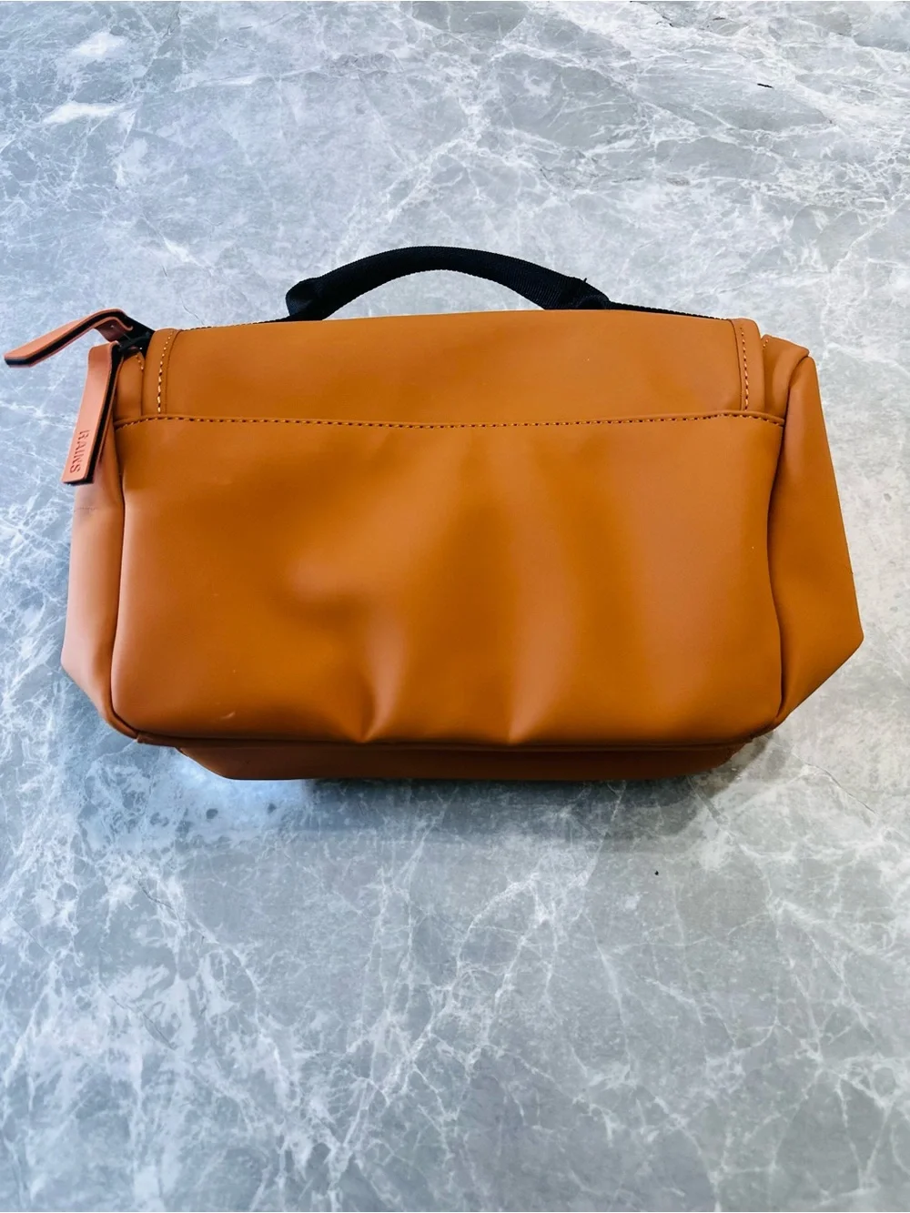 RAINS Texel Wash Bag Autumn Brown & Coy Waterproof  NWT $95 Mint Cond.